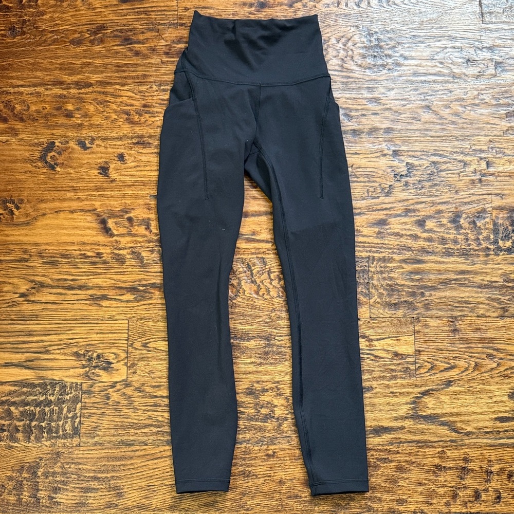 Lululemon High Rise Align leggings with side pockets